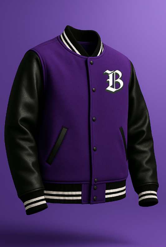 Dark Flame Varsity – Gothic Street Luxe