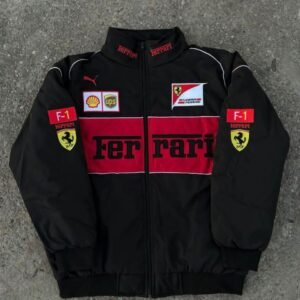 Ferrari Embroidered Racing Jacket – F1 Edition