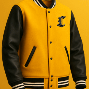 STORM WITHIN Yellow Varsity Jacket – Panther Lone Star Edition