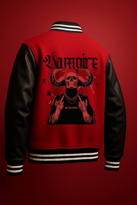 Untitled Project (40) Vampire Rebellion Varsity Jacket - Image 2