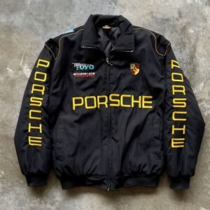 porsche motorsport vintage racing jacket